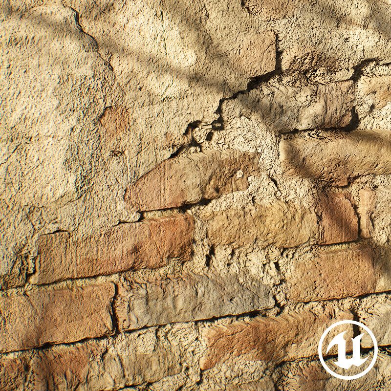 Brick/Stucco Wall Blend
