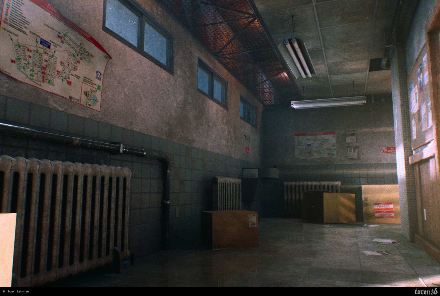 Hallway Crime Scene, image 3