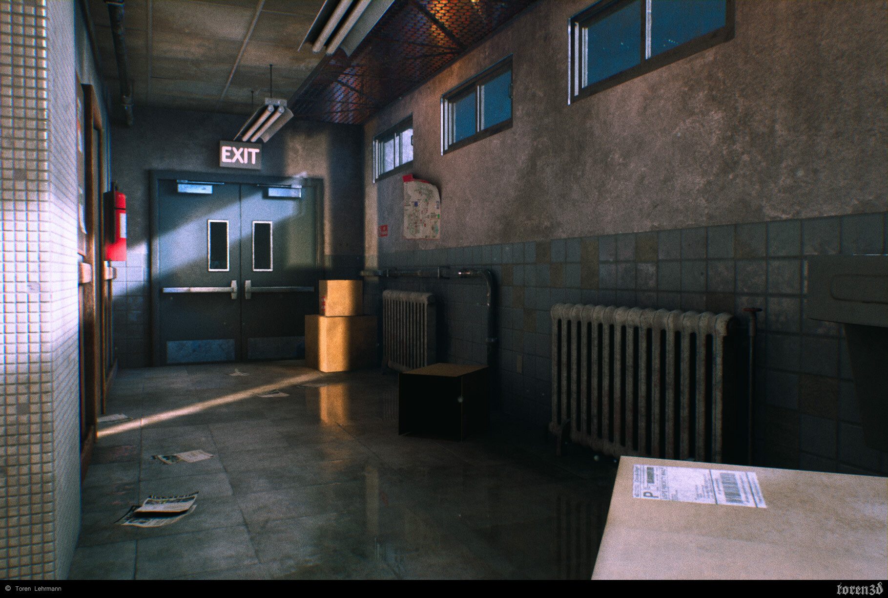 Hallway Crime Scene, image 5