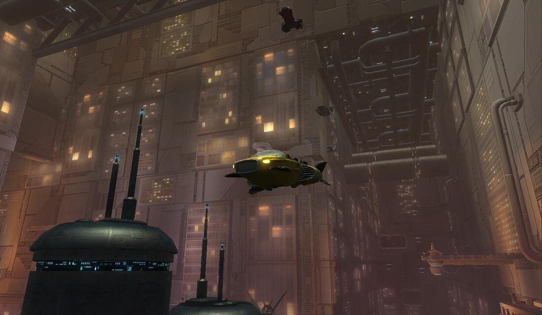 Star Wars: The Old Republic: Nar Shaddaa - Building layout and set dressing.
